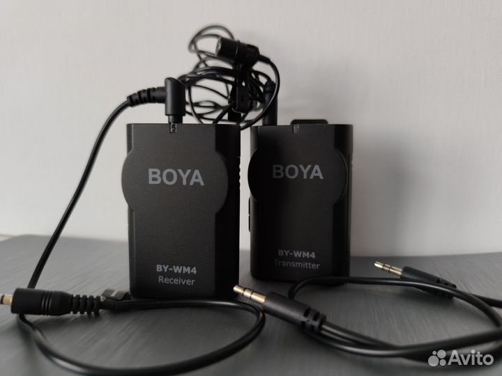 Петличный микрофон boya by wm4 радиосистема