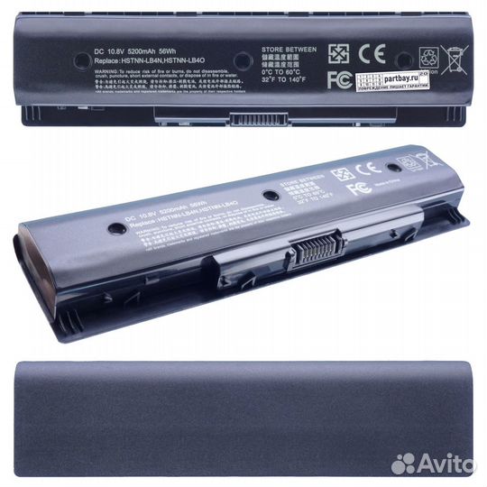 Аккумулятор для HP hstnn-LB4N 10.8V 5200mAh 56Wh