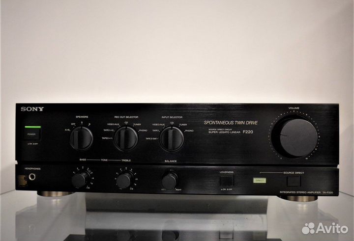 Усилитель sony TA F220 japan 220v\4om