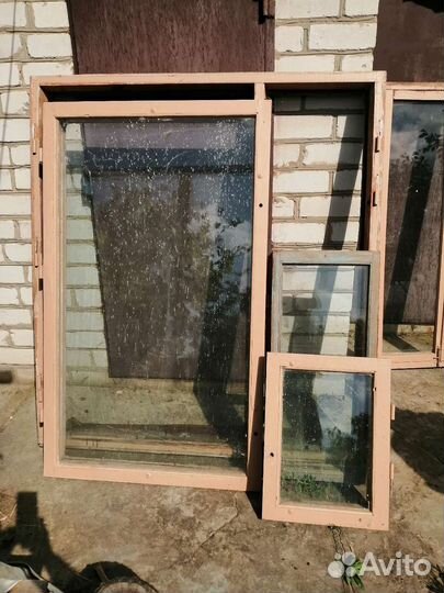 Деревянные окна б/у