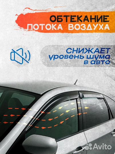 Дефлекторы окон Ford Focus 3
