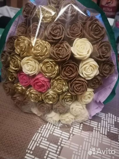 Букет из шоколадных роз