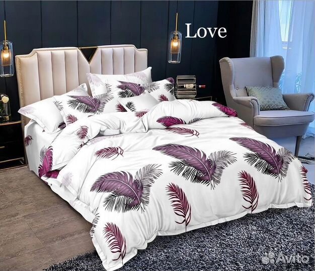 Постельное белье 1.5,2сп,Евро