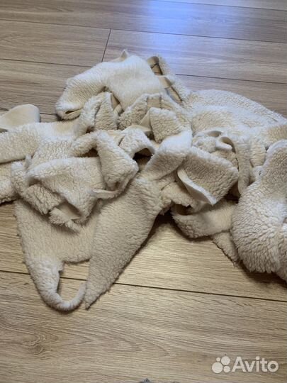 Искусственный мех для рукоделий обрезки кусочки