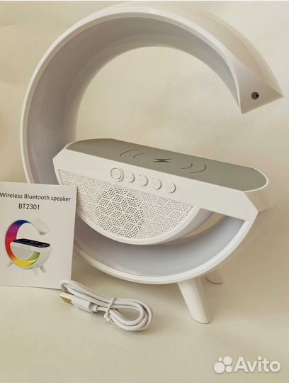 Зарядка на iPhone,колонка,радио,светильник