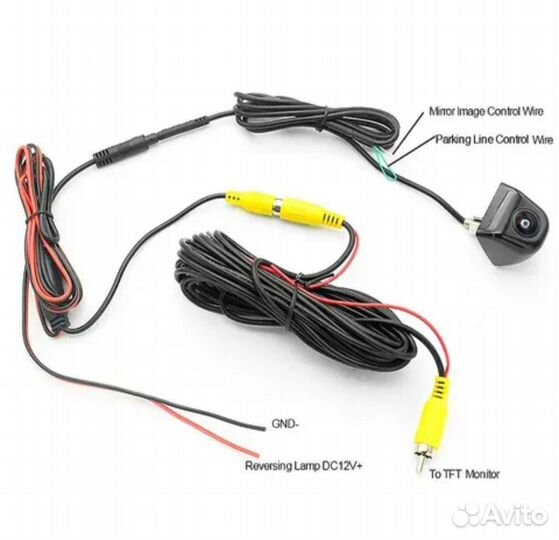 Видеокамера заднего вида (для парковки в корпусе)