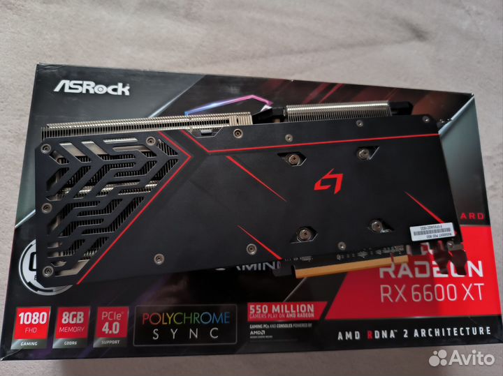 Видеокарта rx6600xt ASRock Gaming (NEW)
