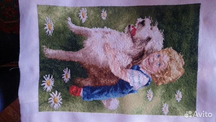 Вышивка крестиком готовая