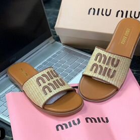 Шлепки женские от MIU MIU