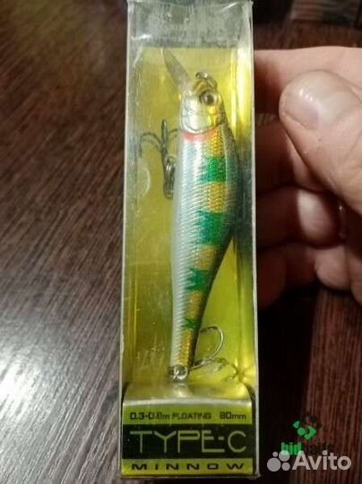 Воблер Scorana type - C minnow 80mm 9.8g