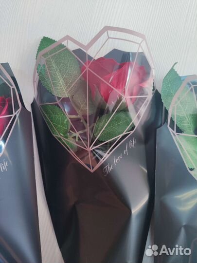 Букет из мыльных роз