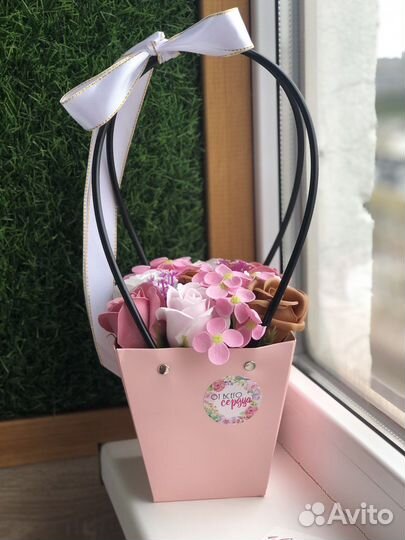 Цветы на 1 сентября. Мыльные цветы