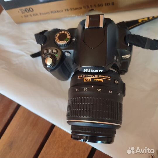 Зеркальный фотоаппарат Nikon d60 18-55 ll kit
