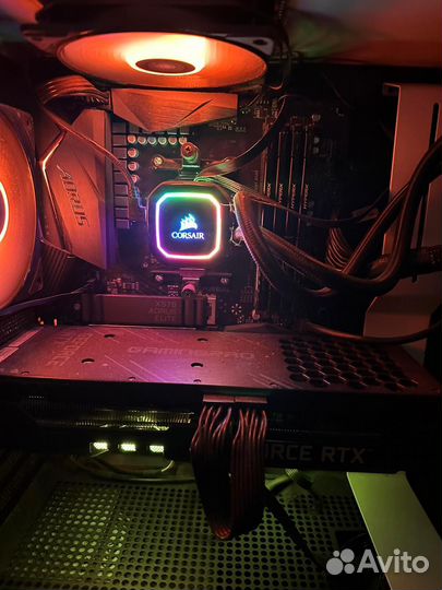 Материнка x570 с процессором r7 3700x и памятью 32