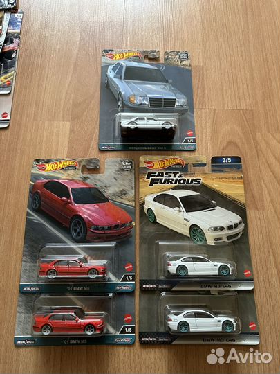Hot wheels premium bmw mersedes