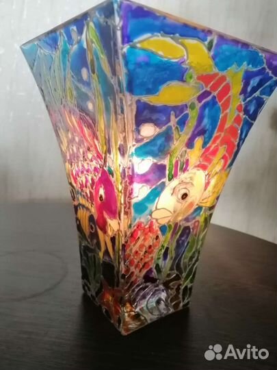 Ваза для цветов стекло