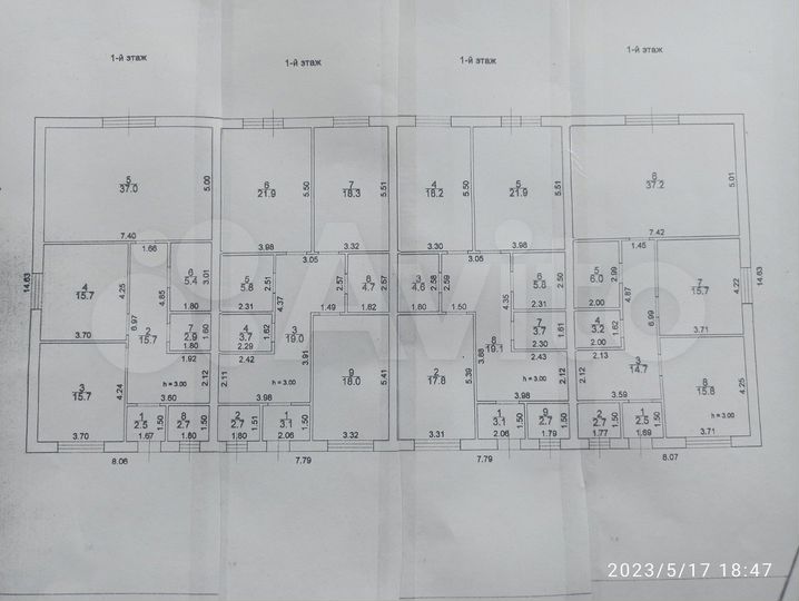 Таунхаус 100 м² на участке 3 сот.