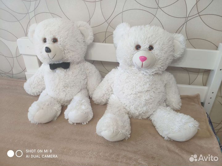 Плюшевый медведь 60 см. Цена за обоих