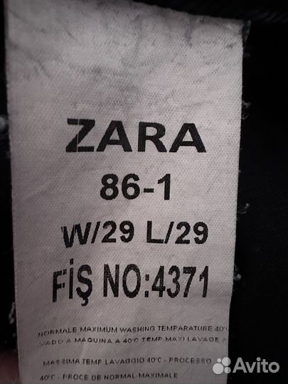 Джинсы мужские черные zara