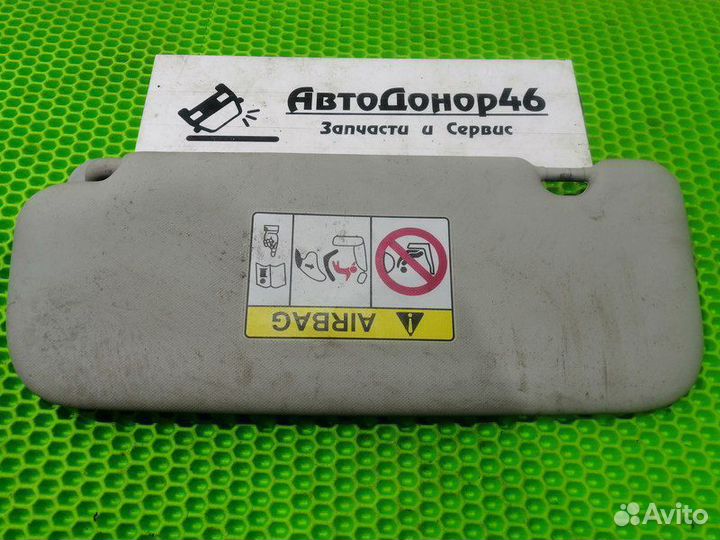 Козырек солнцезащитный правый для Kia Rio 4