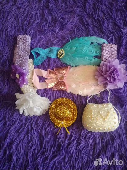 Шапка,панама детская,повязки наборы