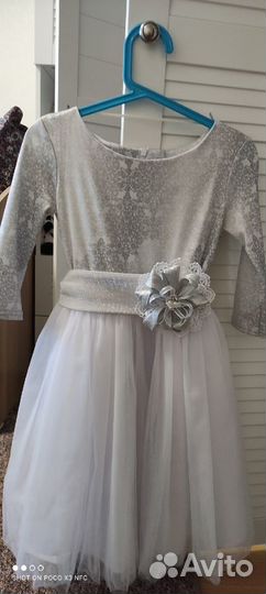 Нарядное платье для девочки 116
