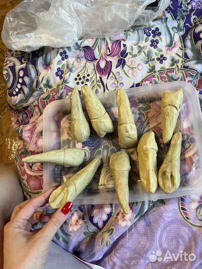 Зубы из пластилина