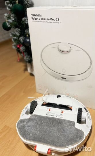 Робот-пылесос Xiaomi Robot Vacuum Mop 2S белый