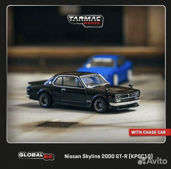 Модель Tarmac 1 64 Nissan Skyline 2000-GTR