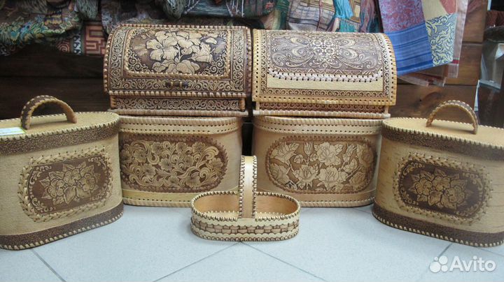 Хлебница из бересты