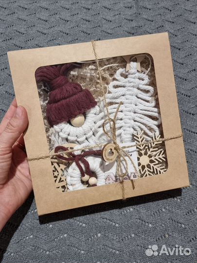 Новогодний набор подарок, украшения