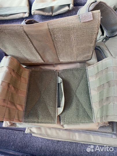 Бронежилет в сборе, с плитами и доп. защитой