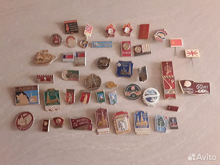 Значки из СССР