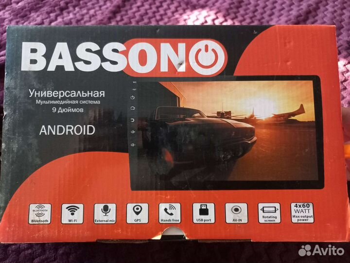 Магнитола android Basson 9''