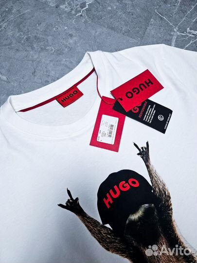 Футболка hugo boss енот