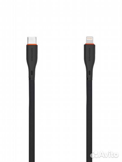 Кабель Type-C-Lightning iPad Pro 2 27W 1м Чёрный