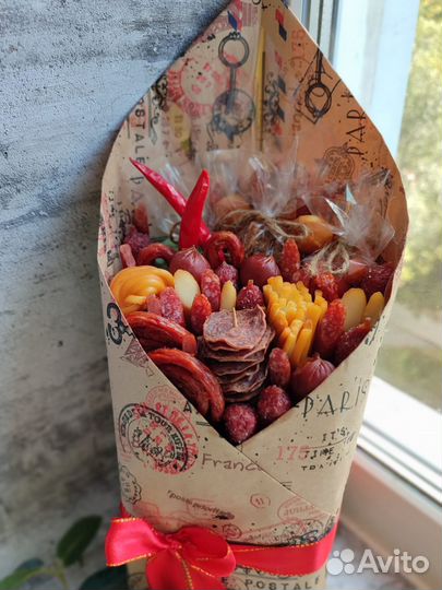 Мясной букет,Подарки мужчине