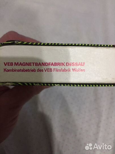 Видеолента тип 640, сделано в гдр