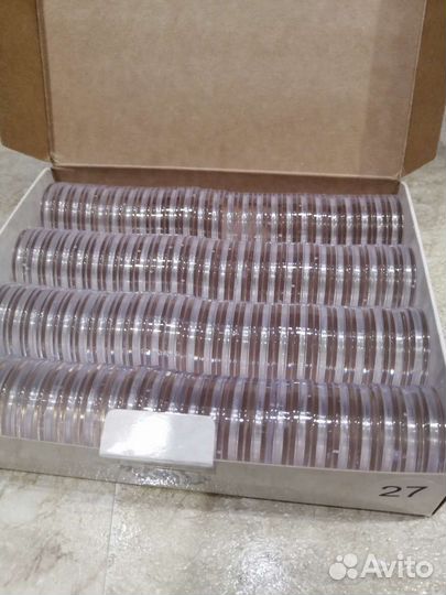 Капсулы для юбилейных монет 10р, 25р