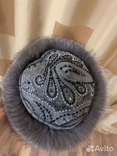 Шапка из чернобурки