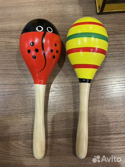 Маракасы новые деревянные