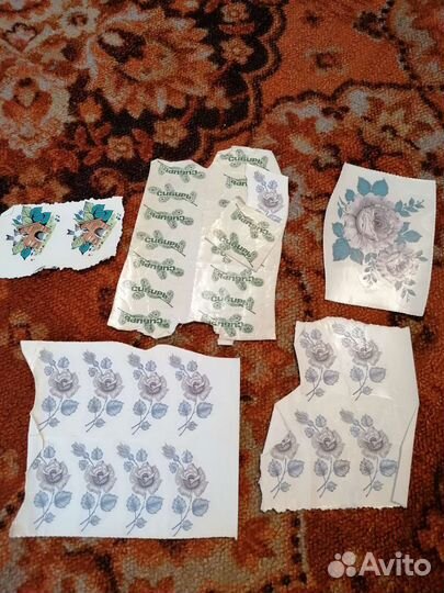 Наклейки переводки СССР