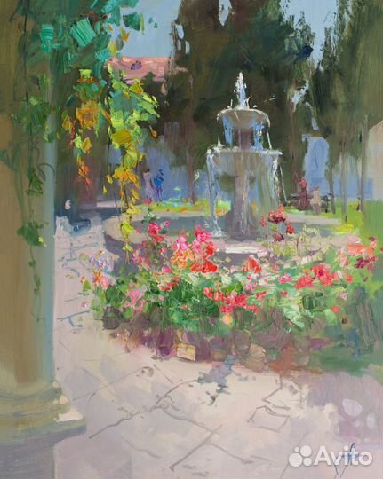 694 Фонтан в дворике музея Херсонеса