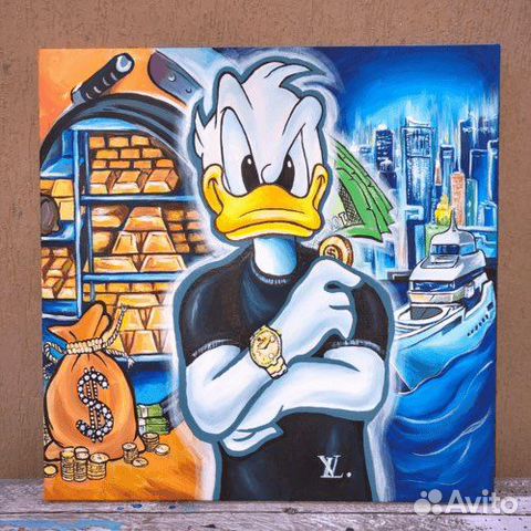 Картина скрудж Макдак