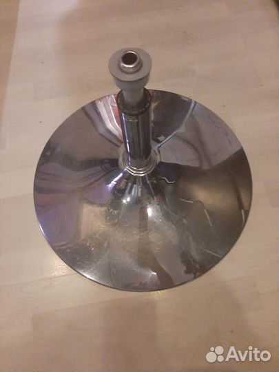 База круглая хромированная для кресла б/у