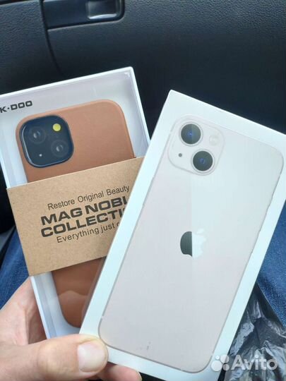 Чехол на iPhone 13 K-doo кожа