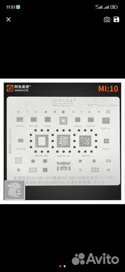 Bga трафареты