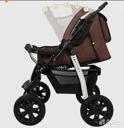Коляска-трансформер Amelia всесезонная