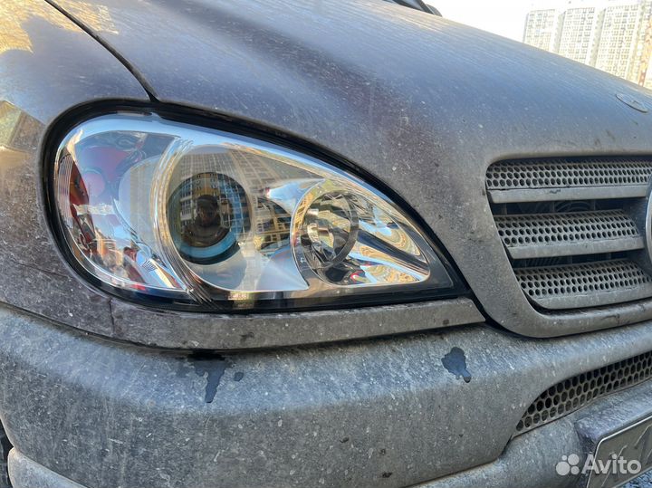 Фары w163