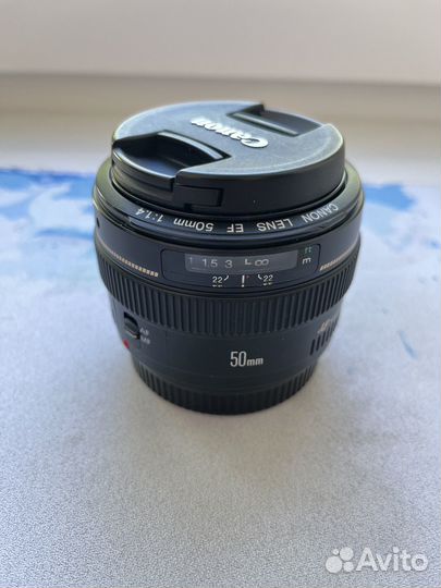 Объектив canon EF 50mm 1 4